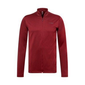 ADIDAS TERREX Sport szabadidős dzsekik  sötétszürke / burgundi vörös