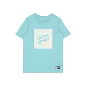 Jack & Jones Junior Póló 'NIGHTS'  világoskék / sárga / pasztell-rózsaszín