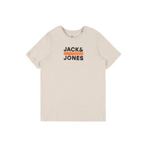 Jack & Jones Junior Póló 'DAN'  bézs / narancs / fekete