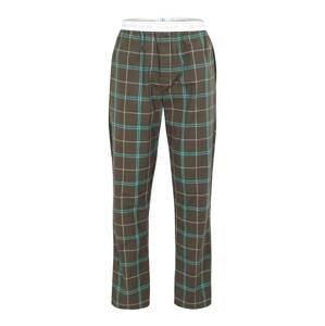 Calvin Klein Underwear Pizsama nadrágok  türkiz / zöld / fehér
