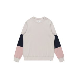 Abercrombie & Fitch Tréning póló  bézs / fekete / fáradt rózsaszín