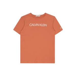 Calvin Klein Jeans Póló  narancs / fehér