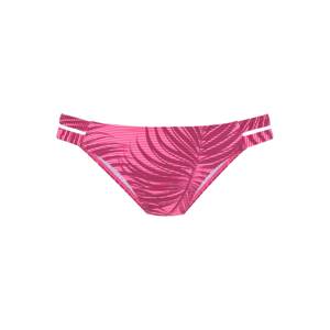 LASCANA ACTIVE Sport bikini nadrág  rózsaszín / sötét-rózsaszín / fehér