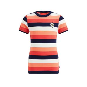 WE Fashion Póló  narancs / tengerészkék / ekrü / lazac