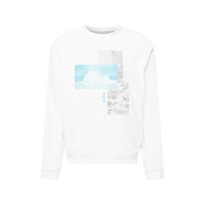 Calvin Klein Jeans Tréning póló  világoskék / világosszürke / fehér