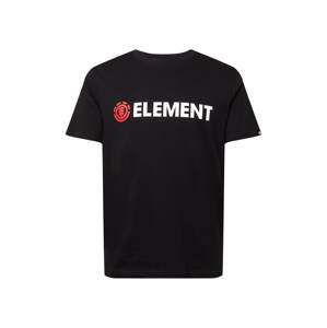 ELEMENT Póló 'Blazin'  fekete / fehér / piros