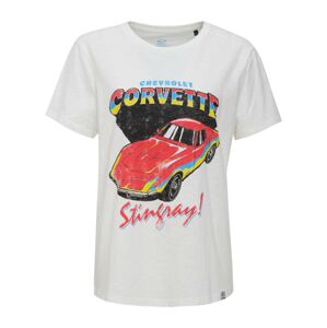 Recovered Póló 'Corvette Stingray'  sárga / piros / fekete / tojáshéj