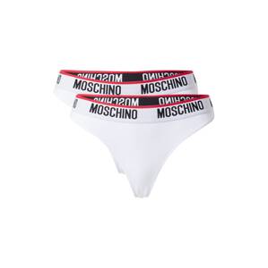Moschino Underwear String bugyik  fehér / fekete / piros