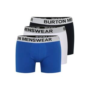 BURTON MENSWEAR LONDON Boxeralsók  antracit / fehér / kék / szürke