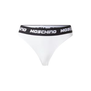 Moschino Underwear String bugyik 'Perizoma'  fehér / fekete