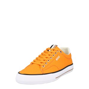 BOSS Orange Rövid szárú edzőcipők 'Aiden Tenn'  narancs / fekete / fehér