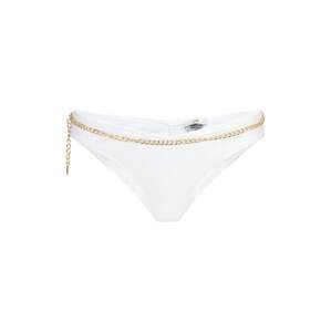 River Island Bikini nadrágok 'CHAIN BELT'  fehér / arany