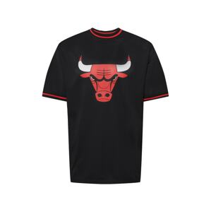 NEW ERA Póló 'Chicago Bulls'  piros / fekete / fehér