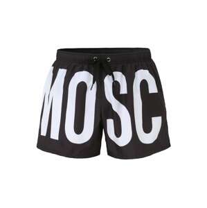 Moschino Underwear Rövid fürdőnadrágok  fekete / fehér