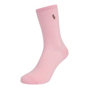 Polo Ralph Lauren Zokni  rózsaszín / fehér / brokát / sötét barna / pasztellnarancs