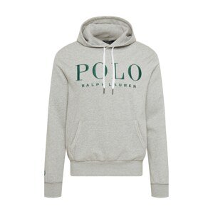 Polo Ralph Lauren Tréning póló  szürke melír / fenyő / fehér