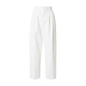 Carhartt WIP Élére vasalt nadrágok 'Tristin'  fehér