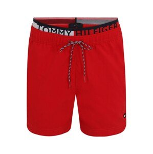 Tommy Hilfiger Underwear Rövid fürdőnadrágok  piros / éjkék / fehér