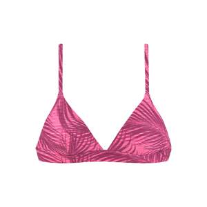 LASCANA ACTIVE Sport bikini felső  rózsaszín / bordó / fehér