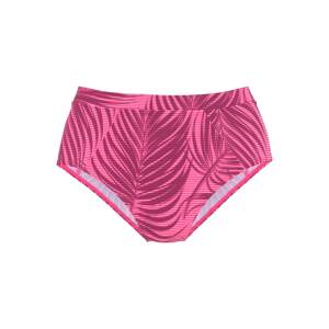 LASCANA ACTIVE Bikini nadrágok  rózsaszín / bordó / fehér