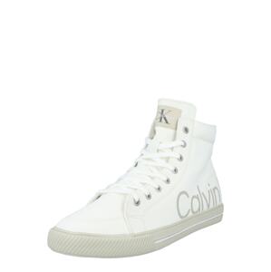 Calvin Klein Jeans Magas szárú edzőcipők  fehér / világos bézs / fekete