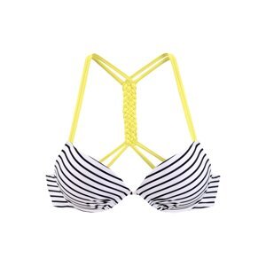 VENICE BEACH Bikini felső  sárga / fekete / fehér