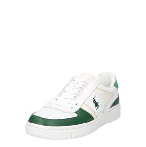 Polo Ralph Lauren Rövid szárú edzőcipők  fehér / fűzöld