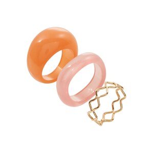 LeGer by Lena Gercke Gyűrűk  sötét narancssárga / rózsaszín / arany