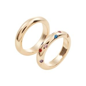 LeGer by Lena Gercke Gyűrűk 'Nala'  kék / arany / rózsaszín / piros