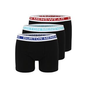 BURTON MENSWEAR LONDON Boxeralsók  kék / türkiz / piros / fekete / fehér