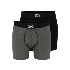 SAXX Boxeralsók  fekete / szürke melír / fehér