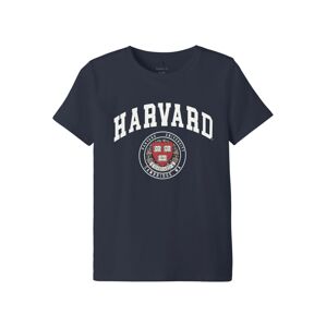 NAME IT Póló 'Harvard'  tengerészkék / világoskék / piros / fehér