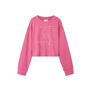 NAME IT Tréning póló 'Vanita'  rózsaszín / fehér