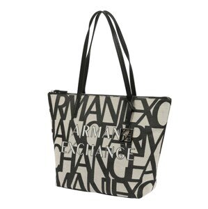 ARMANI EXCHANGE Shopper táska  piszkosfehér / fekete