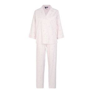 Lauren Ralph Lauren Pizsama  pasztell-rózsaszín / rózsaszín / fehér