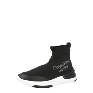 Calvin Klein Jeans Belebújós cipők  világosszürke / fekete