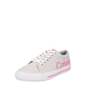 Calvin Klein Jeans Rövid szárú edzőcipők  piszkosfehér / rózsaszín