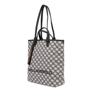 Karl Lagerfeld Shopper táska  szürke / világosszürke / fekete / narancs