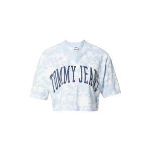 Tommy Jeans Póló  világoskék / fehér / tengerészkék
