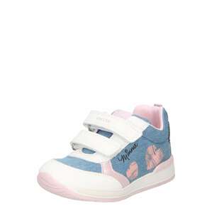 GEOX Tipegő cipők 'RISHON'  fehér / világoskék / világos-rózsaszín