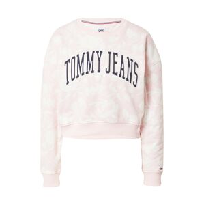 Tommy Jeans Tréning póló  tengerészkék / világos-rózsaszín / fehér