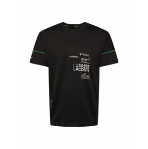 Lacoste Sport Funkcionális felső  fehér / fekete / zöld
