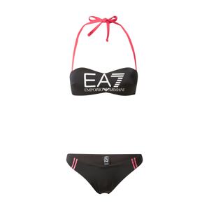 EA7 Emporio Armani Bikini 'BIK'  fekete / fehér / rózsaszín