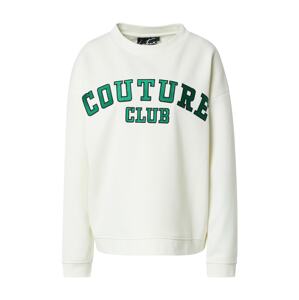 The Couture Club Tréning póló  fehér / fűzöld / fekete