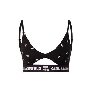 Karl Lagerfeld Melltartó  fekete / bézs / krém / piszkosfehér