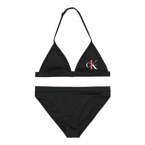 Calvin Klein Swimwear Bikini  világospiros / fekete / fehér