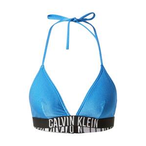 Calvin Klein Swimwear Bikini felső  kék / fekete / fehér