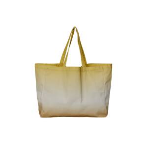 PIECES Shopper táska 'VOILA'  világosbarna / sárga / világosszürke