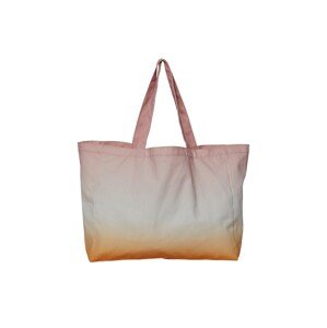 PIECES Shopper táska 'VOILA'  narancs / rózsaszín / fehér