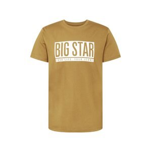 Big Star Póló 'CIESZBIR'  khaki / fehér